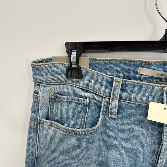 Hudson Faye Ultra High-Rise Flare Petite Jean with Contrast Color // 32 Petite - Picture 7 of 14